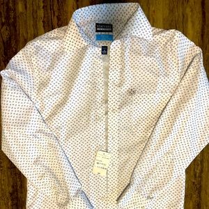 Stafford Mens Long Sleeve Button Down shirt New with Tags